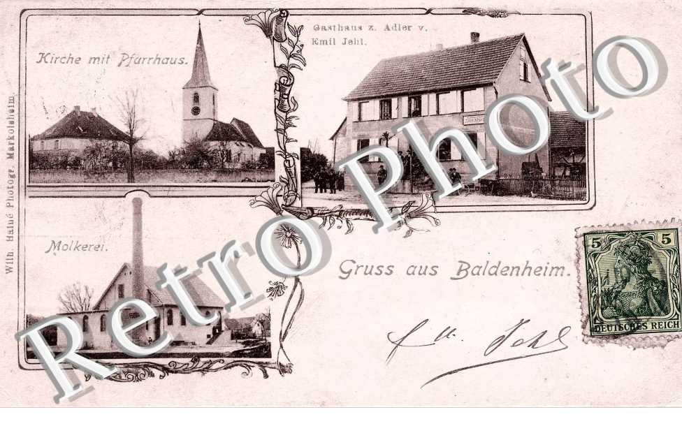 Molkerei - kirche mit Pfarhaus