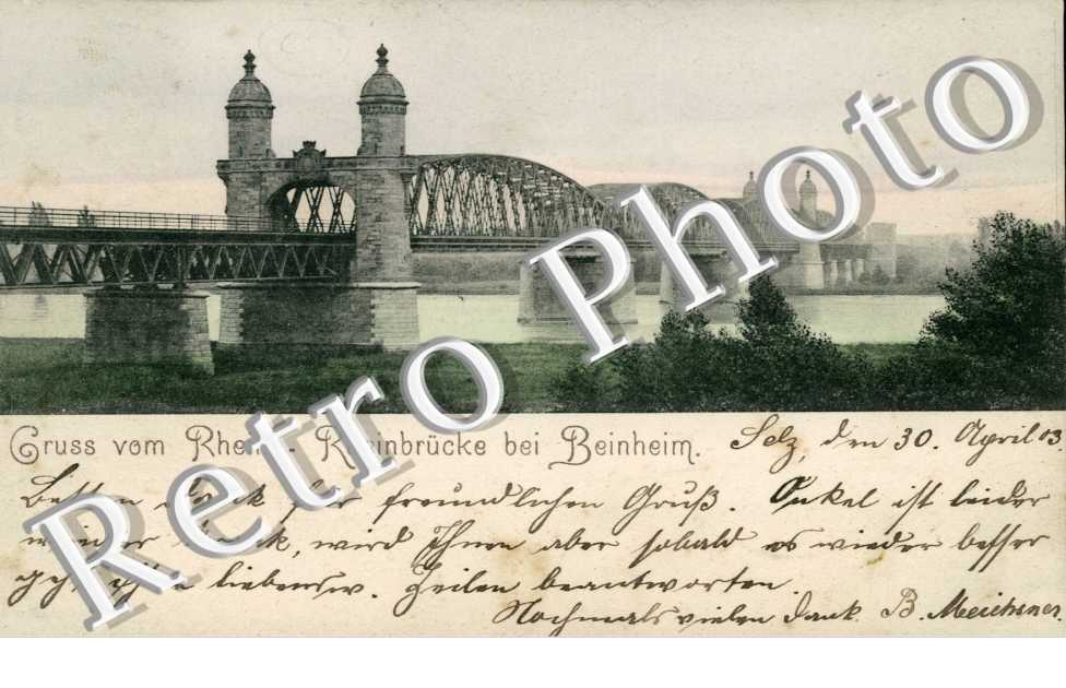 Rheinbrucke bei Beinheim