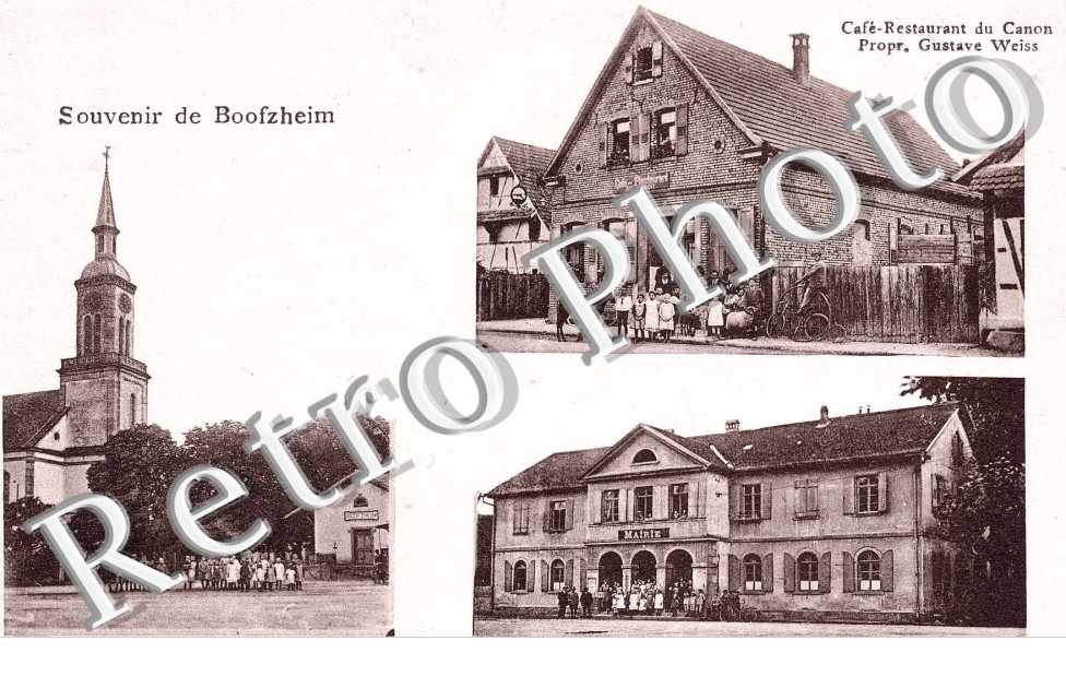 Cafe-restaurant du canon - proprietaire gustave Weiss