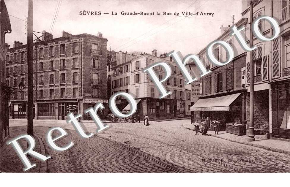 La Grande rue et la rue de Ville d&#039;Avray