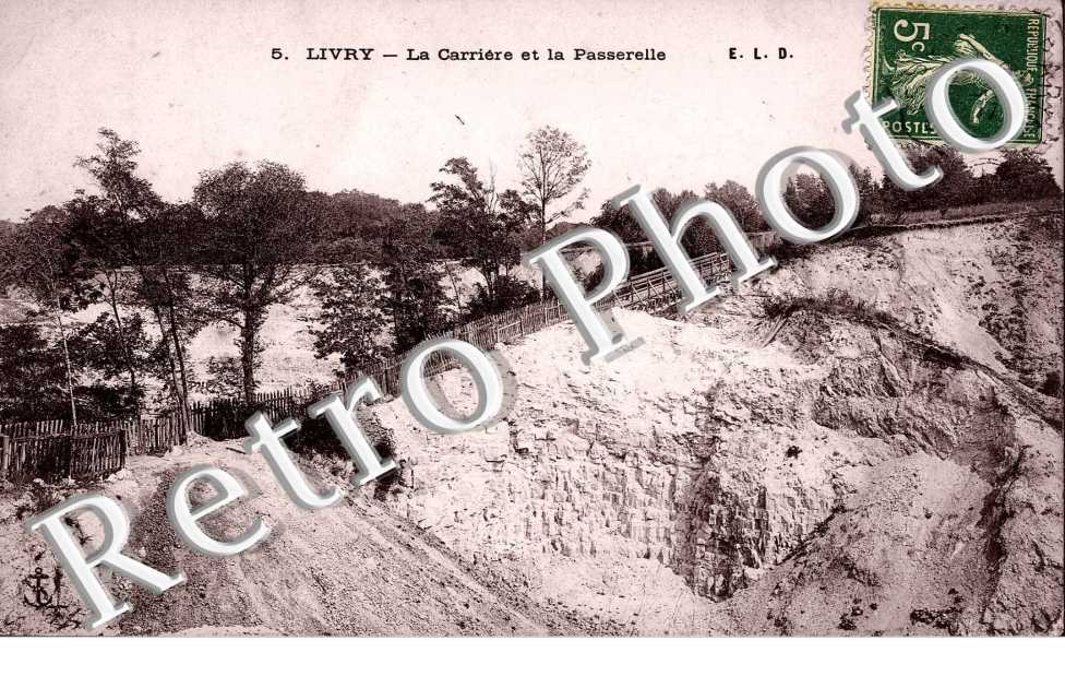 La carriere et la passerelle