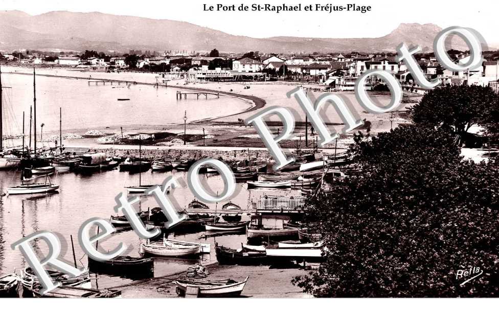 Le port de Saint Raphael et Frejus Plage