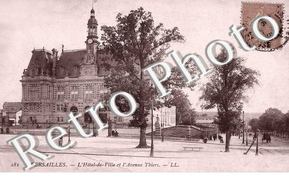 L'Hotel de Ville et l'avenue Thiers