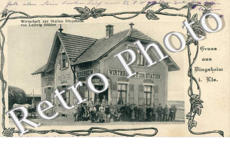 Wirtschaft zur Station Dingsheim von Ludwig Bohler
