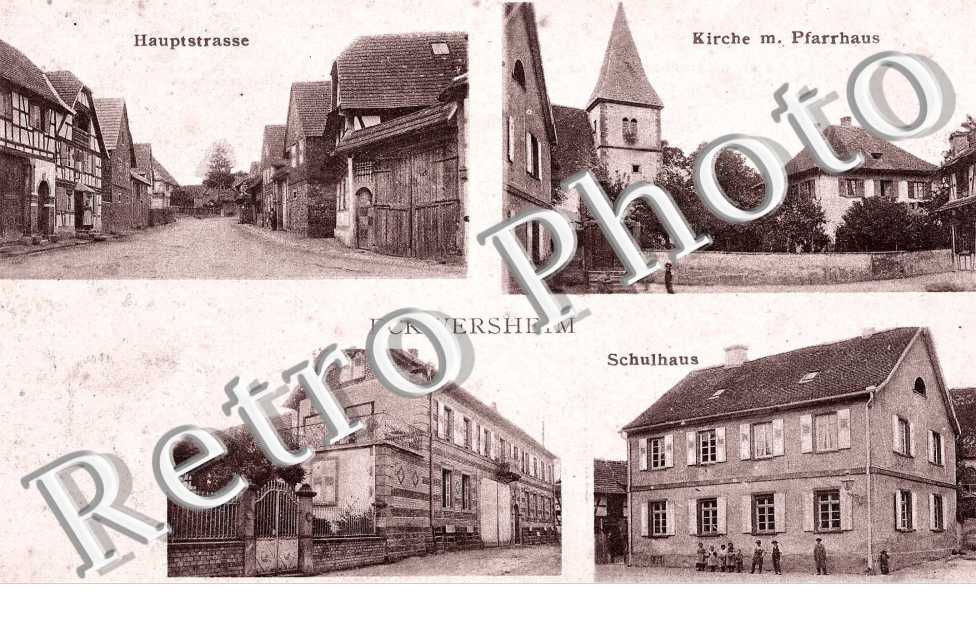 kirche, hauptstrasse, schulhaus