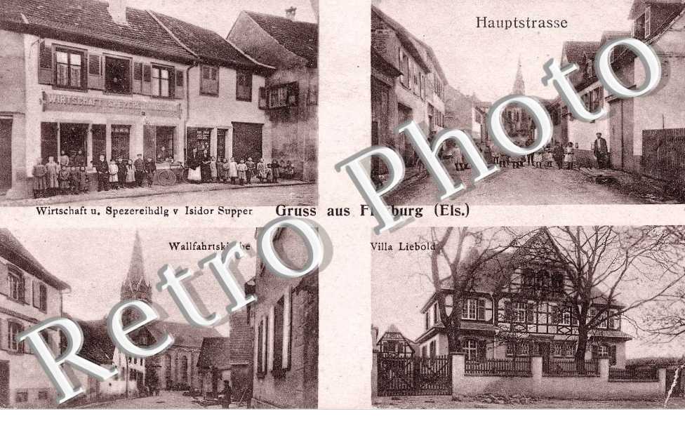 Wirtschaft Isidor Supper - Hauptstrasse - Wallfahrtskirche - Villa Liebold