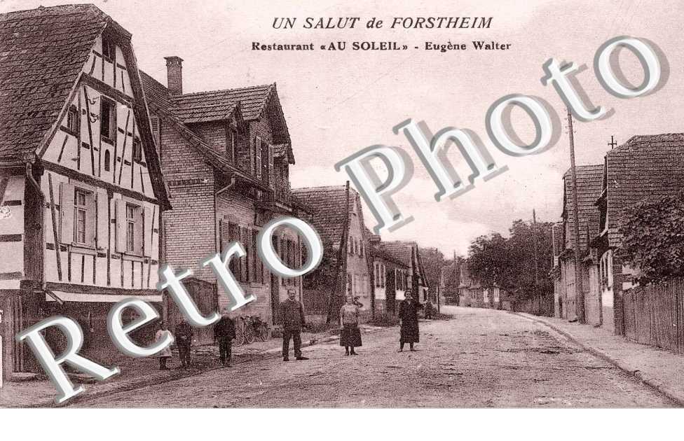 Restaurant "Au Soleil" Eugène Walter