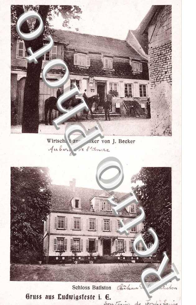 Schloss Bastiston, Wirtschaft zum Anker von J. Becker