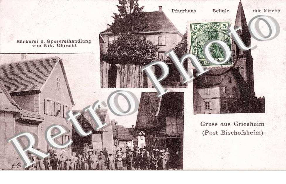 Backerei von Nik Obrecht, pfarrhaus, Schule, Kirche