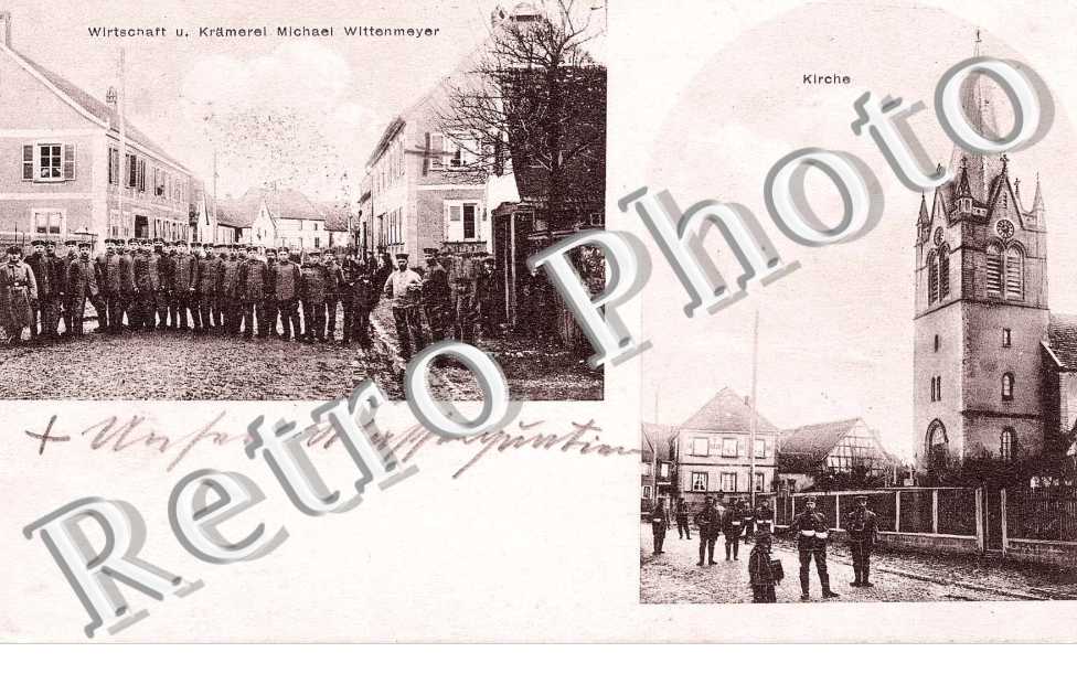 Wirtschaft u Kramerel M. Wittenmeyer - Kirche