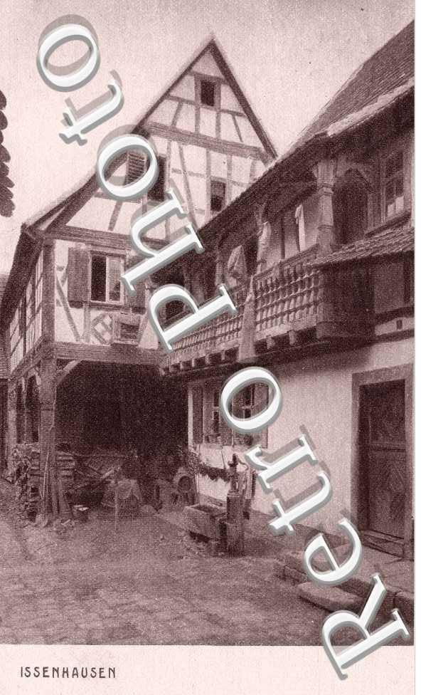 Vue d&#039;une maison alsacienne