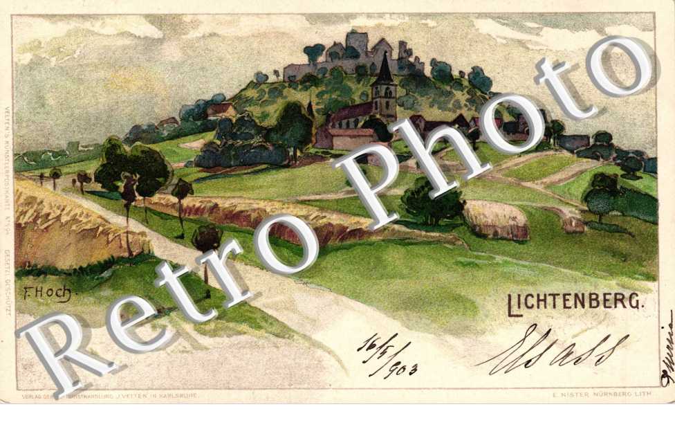 Vue générale peinte
