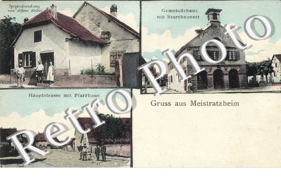 Spezereihandlung von Alfons Keibel - Gemeindehaus - Hauptstrasse