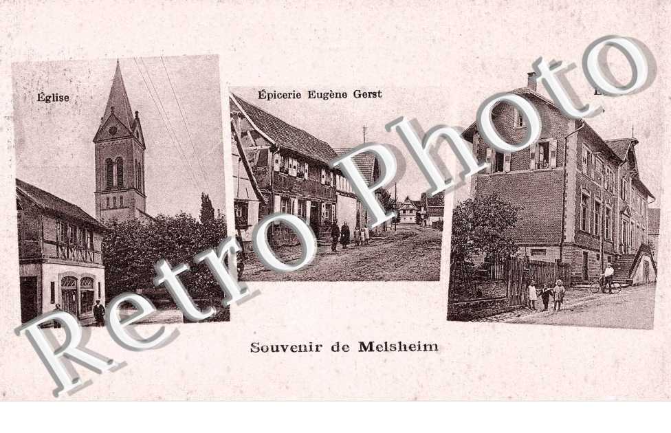 Epicerie Eugene Gerst  Eglise Ecole