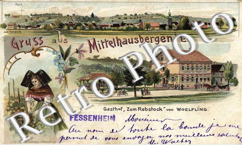 vue générale - Gasthof Zum Rebstock von Woelfling