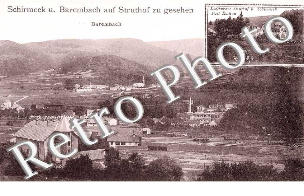 Schirmeck u. Barembach auf Strthof zu gesehen
