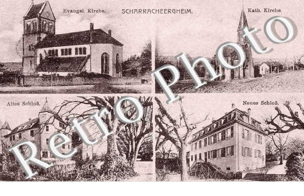 Evangel Kirche, Kath Kirche, Altes Schloss, Neues Scloss