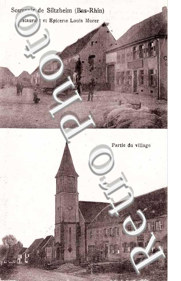 partie du village, restaurant et epicerie Louis Murer