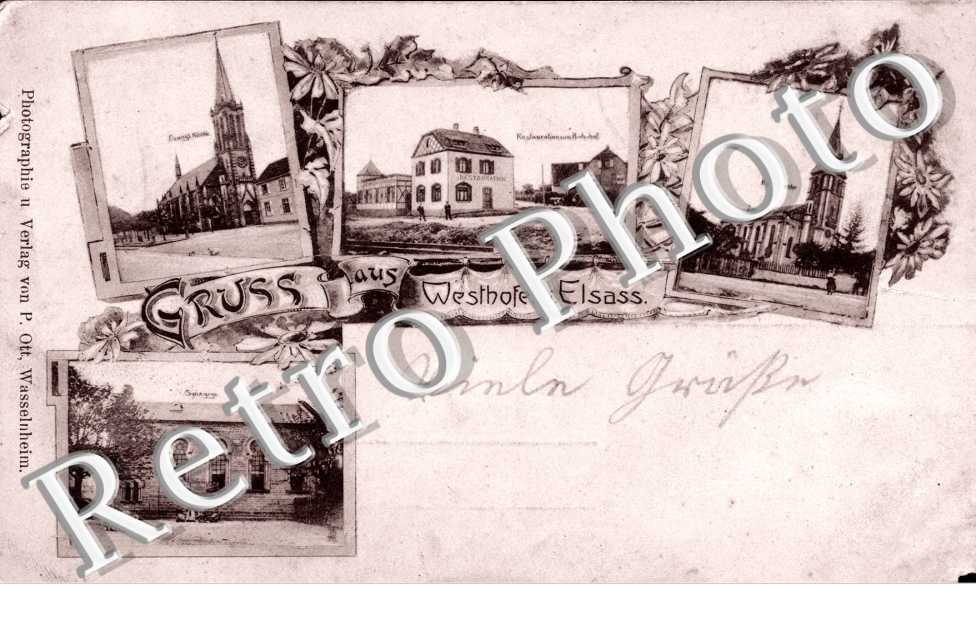 carte souvenir multivues Synagogue