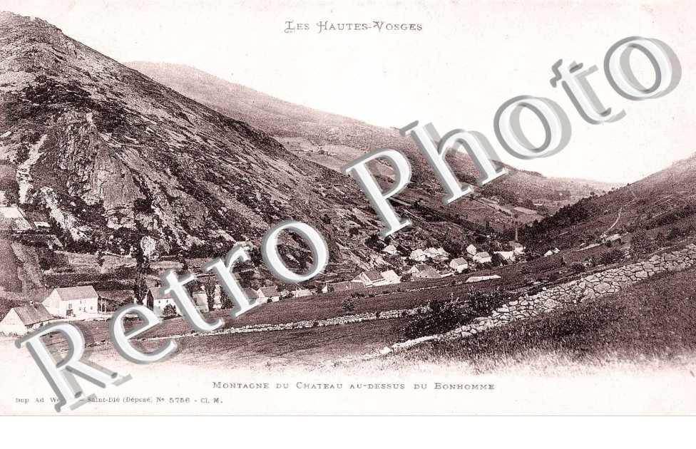 montagne du chateau au-dessus de Bonhomme