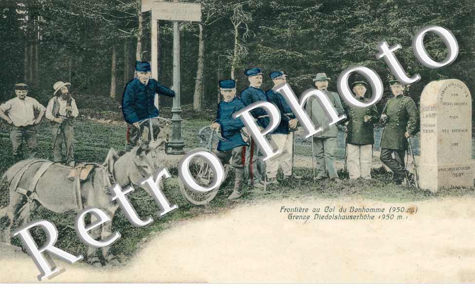 frontiere au col du Bonhomme