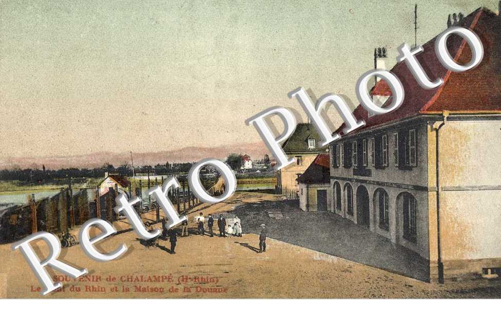 le pont du Rhin et la maison de la douane