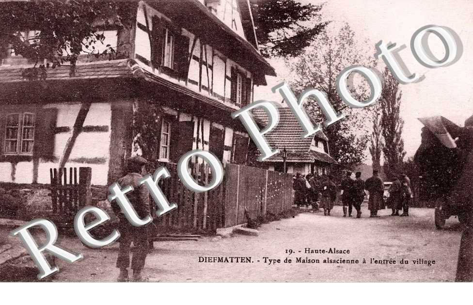type de maison alsacienne l&#039;entree du village