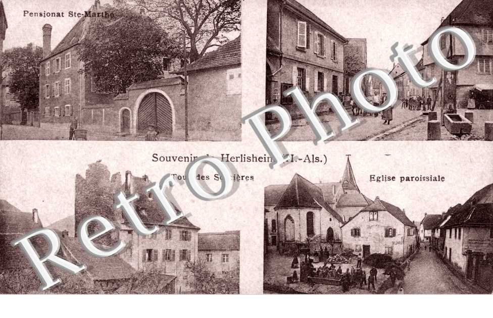 Tour des sorcieres - eglise paroissiale - pensionnat Sainte-Martha