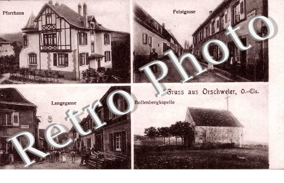 Pfarrhaus- Felstgasse - Langegasse - Bollenbergkapelle