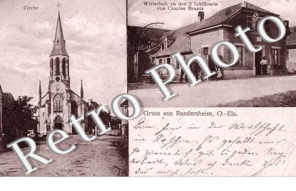 Kirche - Wirtschaft zu den 2 Schlusseln vor Charles Bruntz