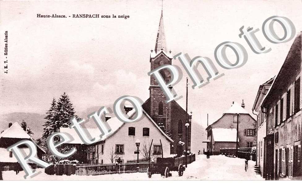 le village sous la neige
