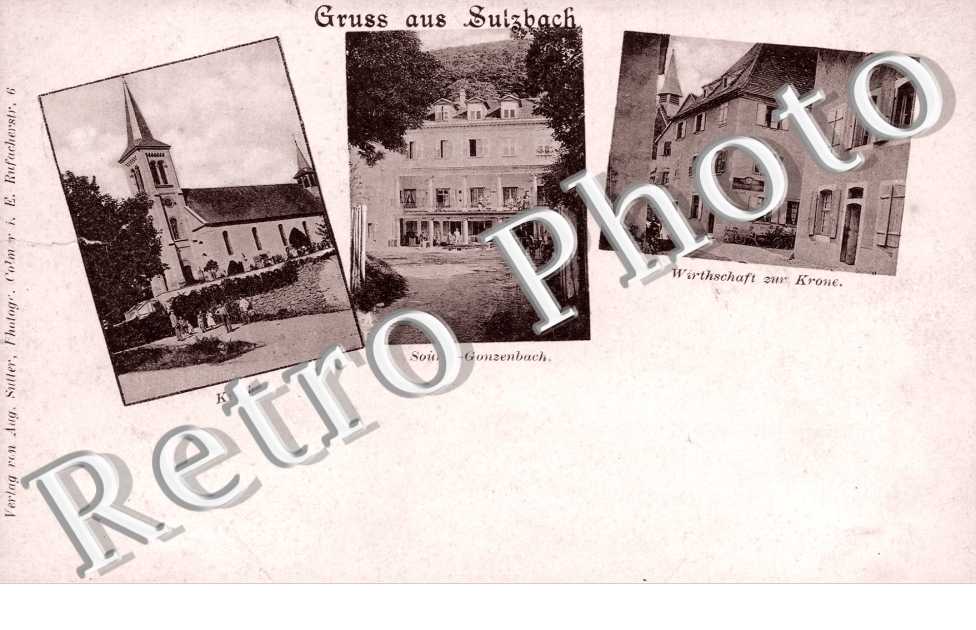 Kirche, Source-Gonzenbach, Wirtschaft zur Krone