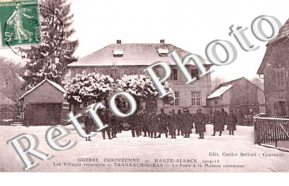 les villages reconquis, le poste a la maison commune