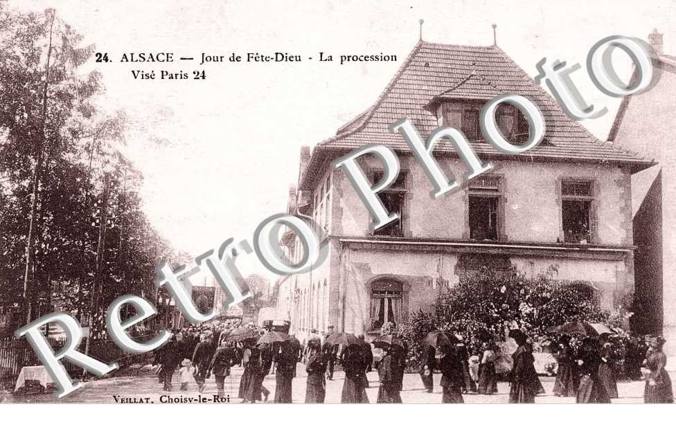 jour de Fete-Dieu, la procession