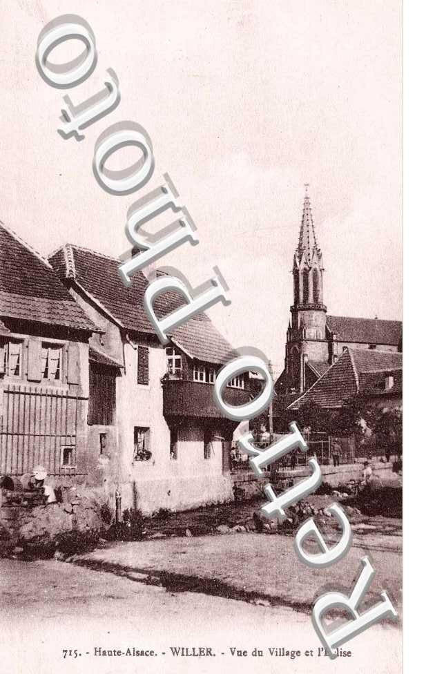 vue du village et l'eglise