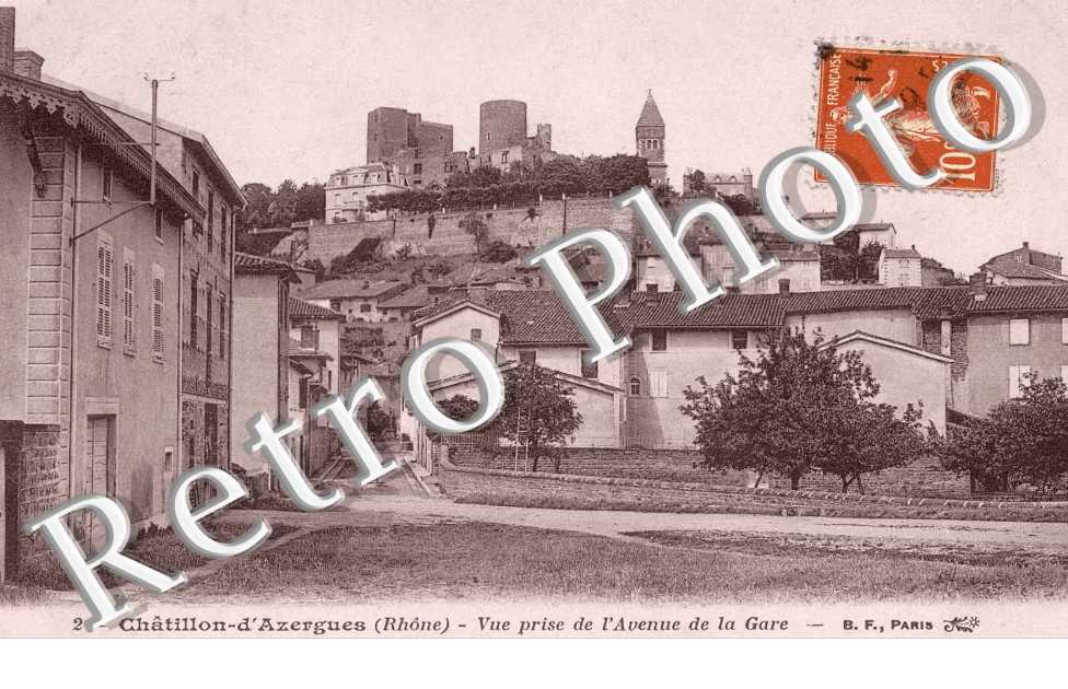 vue a l'est et route d'Alix