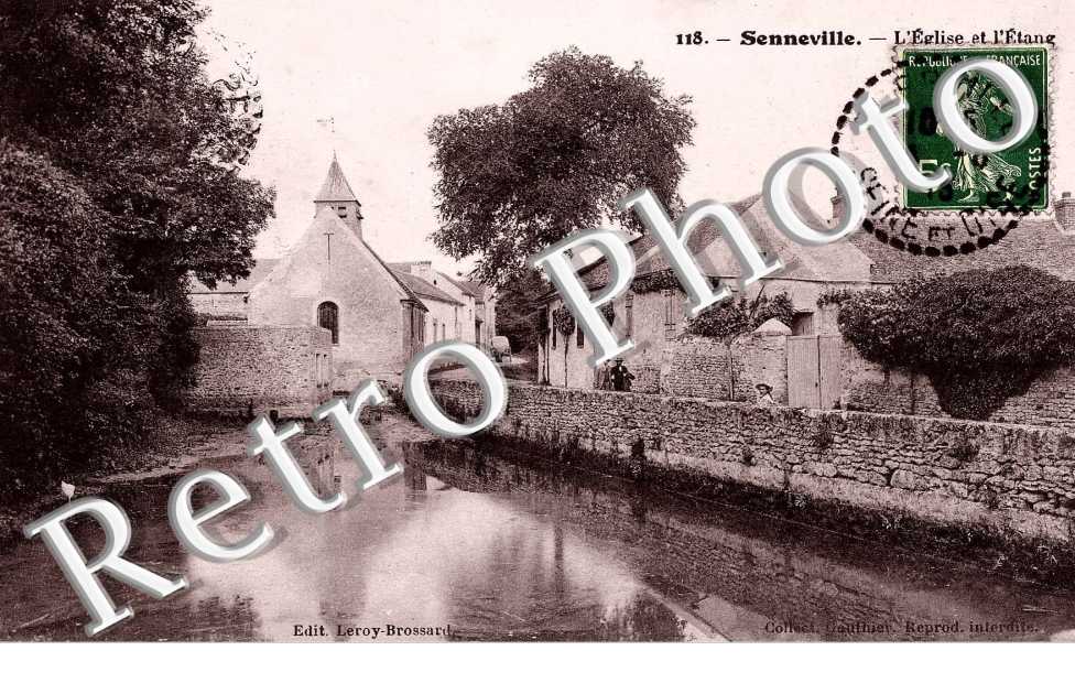 Senneville, l&#039;Eglise et l&#039;Etang
