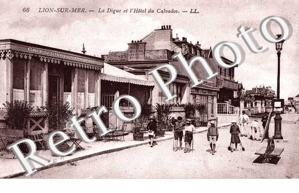 la digue et l'hotel du Calvados