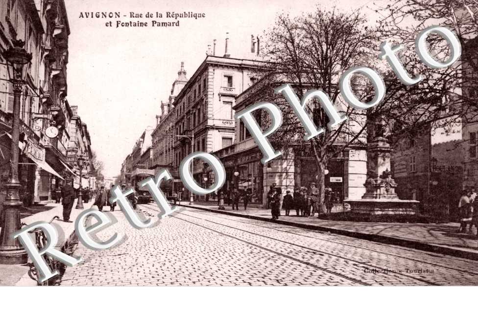 Rue de la Republique et Fontaine Pamard