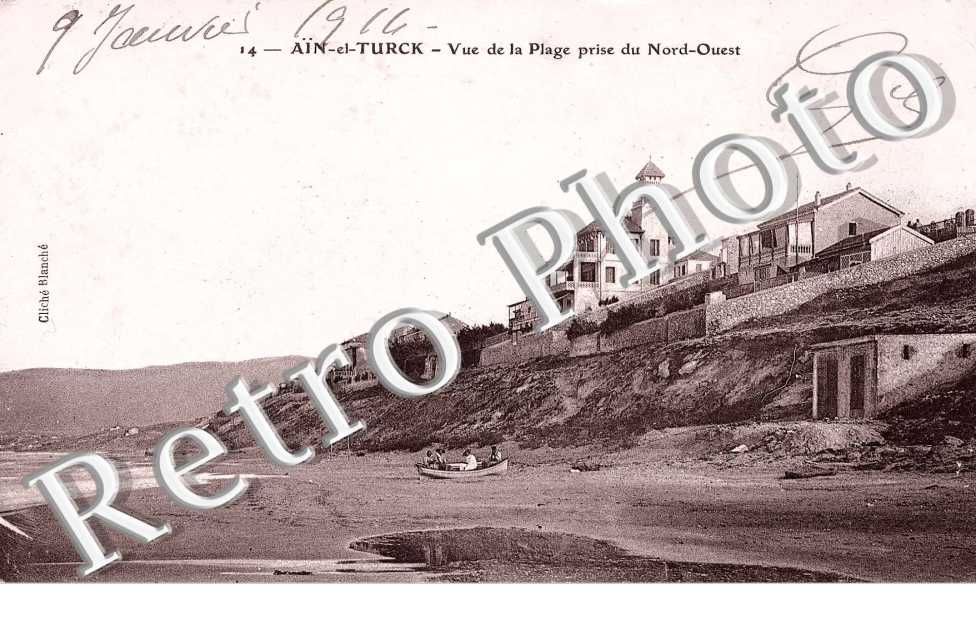 VUE DE LA PLAGE PRISE DU N.O.