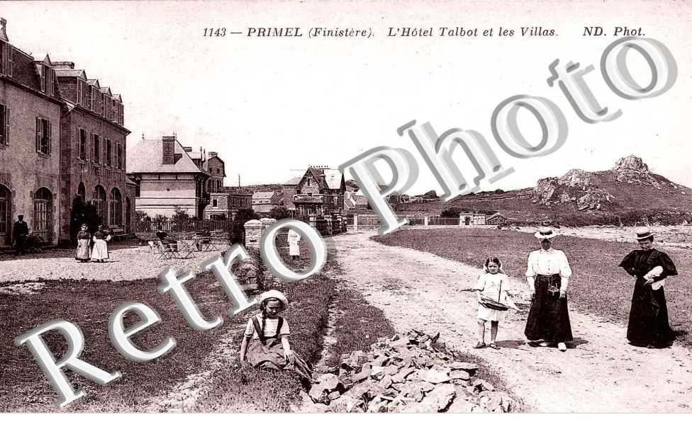 Primel  L'hotel Talbot et les villas