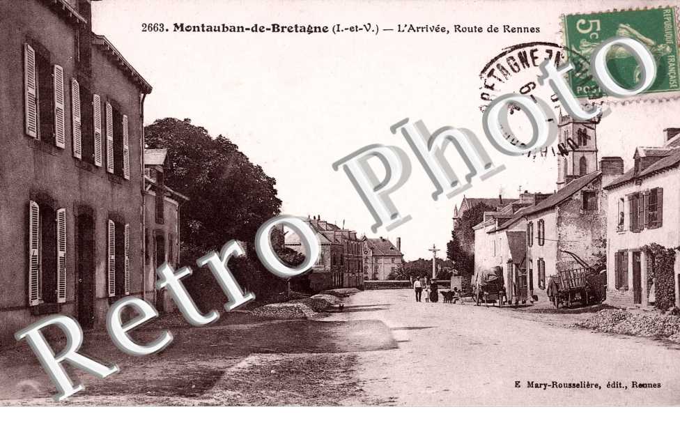 Arrivee, Route de Rennes