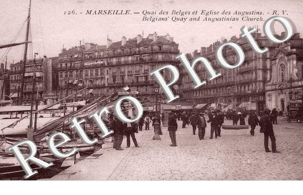 QUAI DES BELGES ET EGLISE des Augustins