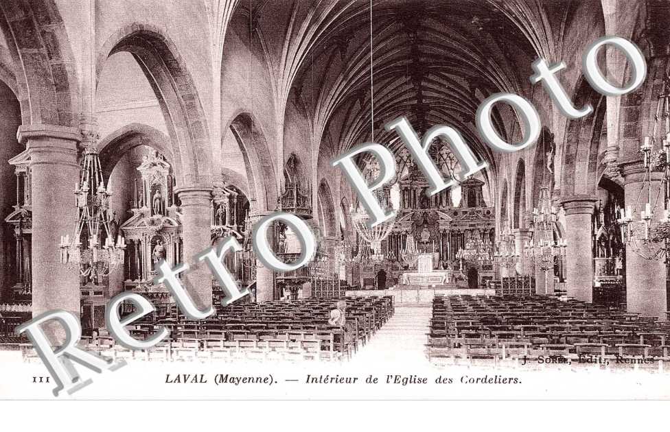 Interieur de l&#039;Eglise des Cordeliers