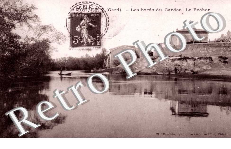 Bords du Gardon - le rocher