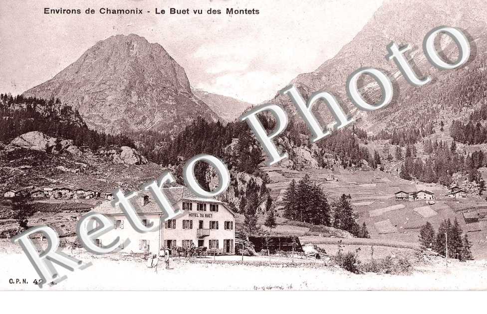 Le Buet vu des Montets