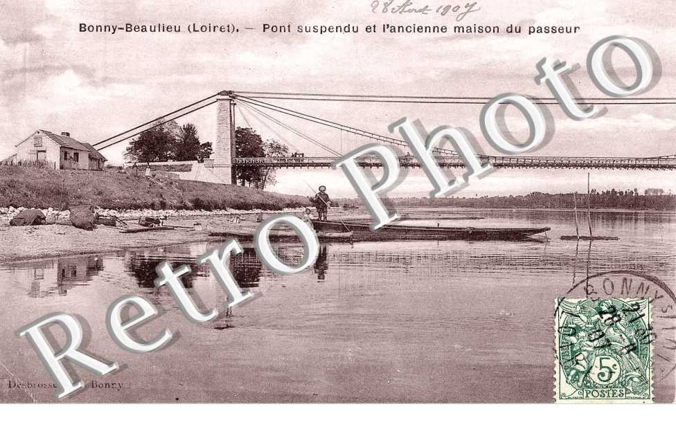 pont suspendu er l&#039;ancienne maison du passeur