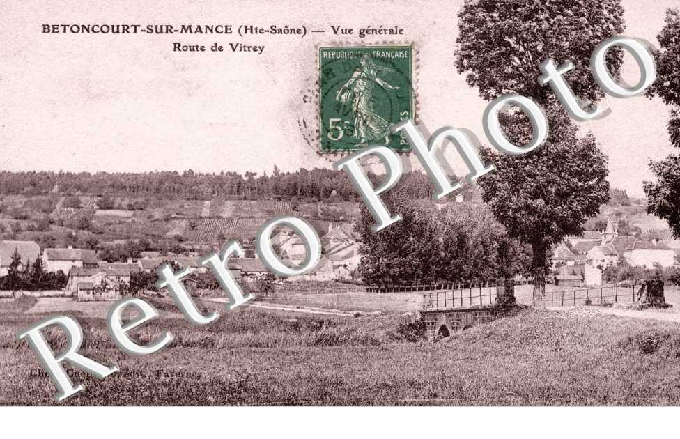 vue generale, route de Vitrey