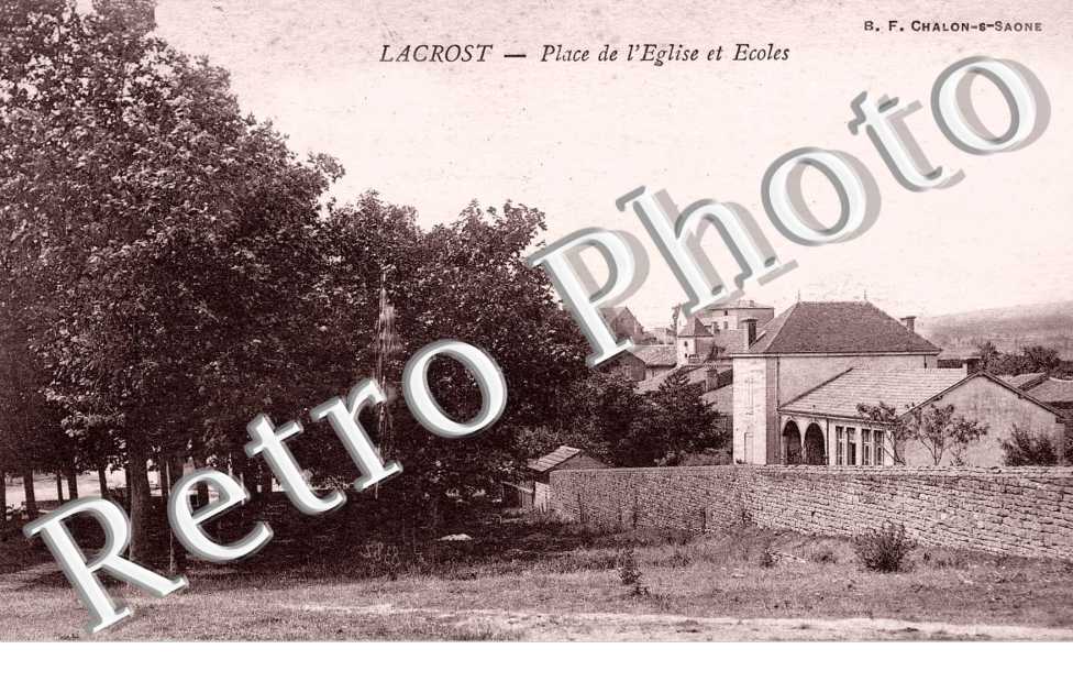 place de l&#039;église et écoles