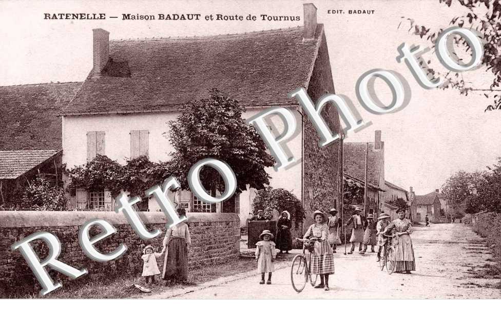 maison Badaut et route de Tournus